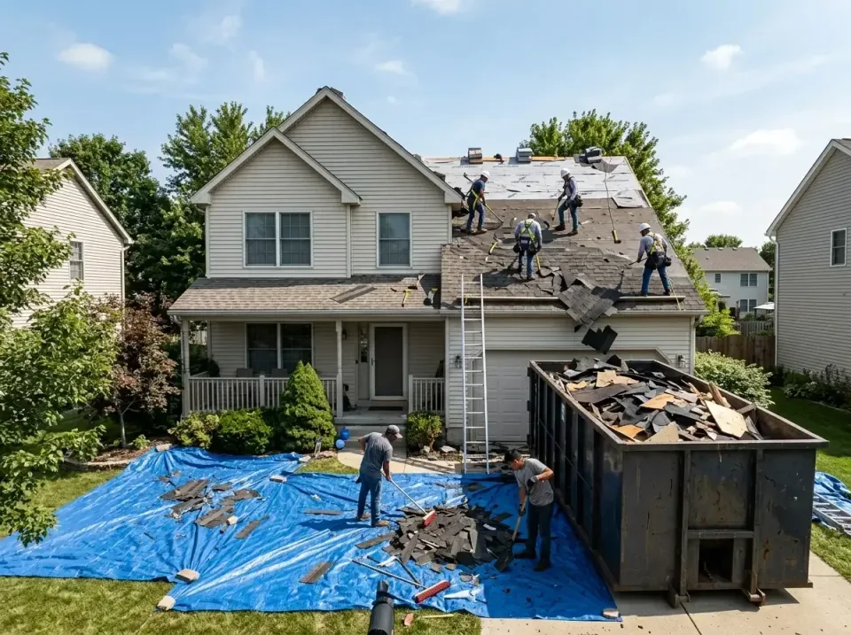 roof-replacement-debris-remova-004 — frequently asked questions, Cheapest Dumpster Rentals in Oak Harbor, OH